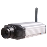 Wireless CMOS 300,000 Pixels Box IP Camera with Wifi E-mail Alert and Mobile Browsing
